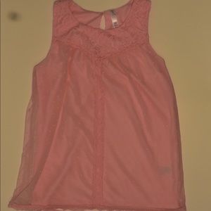 XHILARATION Lacey Tank Top For Girls